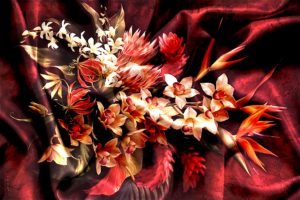 digital printing Digital Textile Printing star flower floral