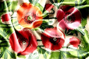 digital print digital printing Digital Textile Printing star flower floral